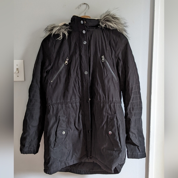 Liz Claiborne Long Parka Jacket - Picture 1 of 6